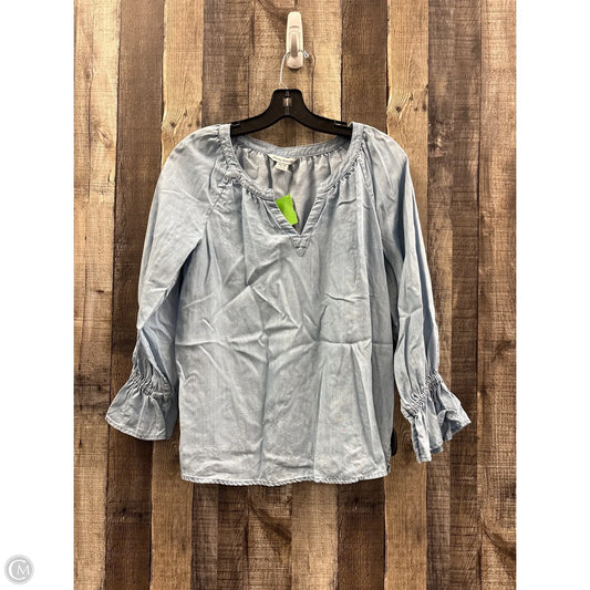 Top Long Sleeve By Tommy Bahama In Blue, Size: Xs