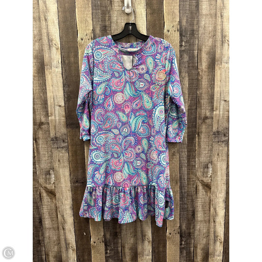 Dress Casual Midi By Simply Southern In Multi-colored, Size: M