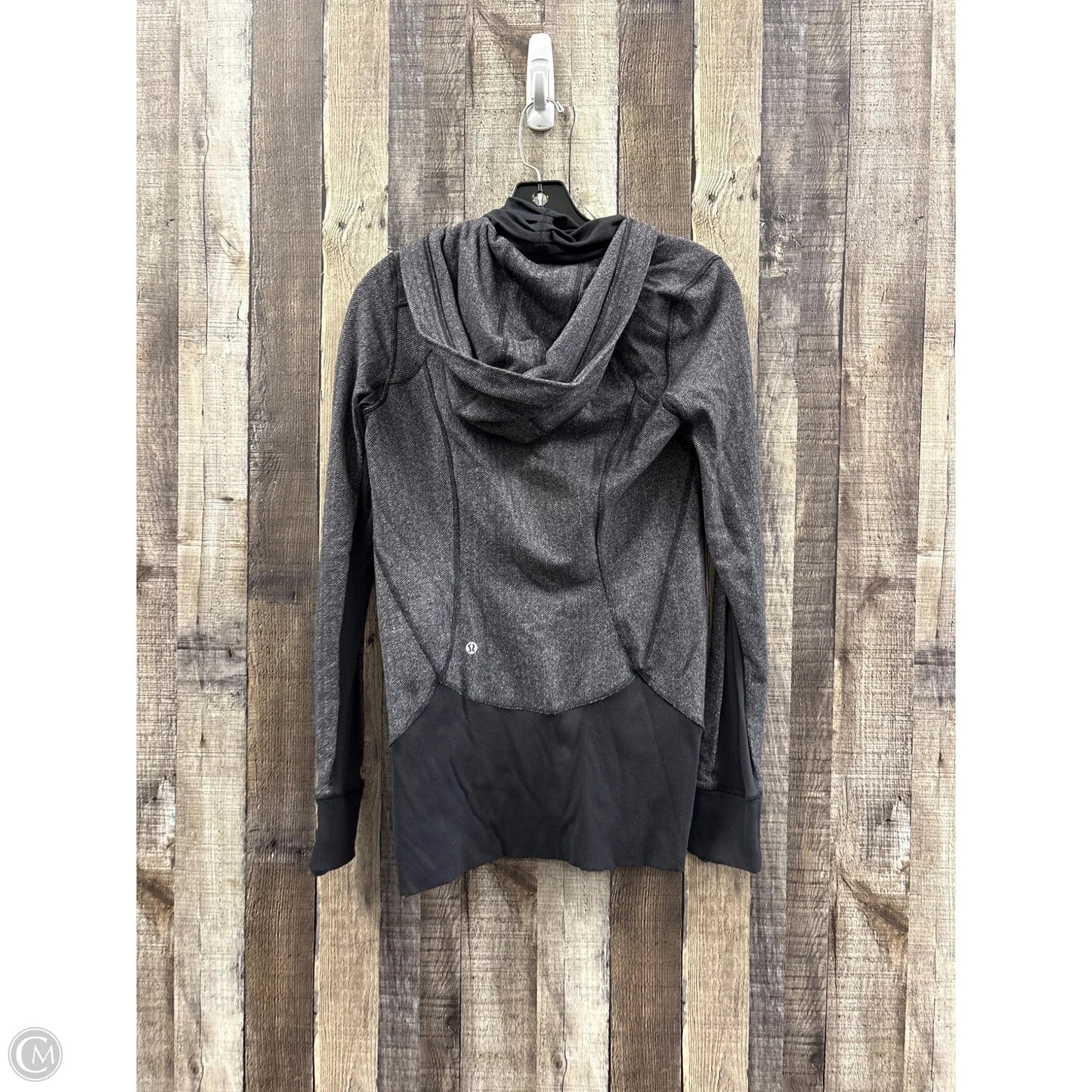 Athletic Jacket By Lululemon In Grey, Size: 6