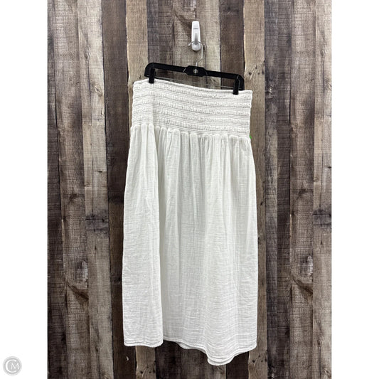 Skirt Maxi By Old Navy In White, Size: 3x