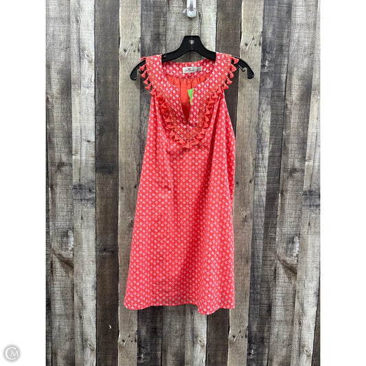 Dress Casual Short By Vineyard Vines In Coral, Size: S