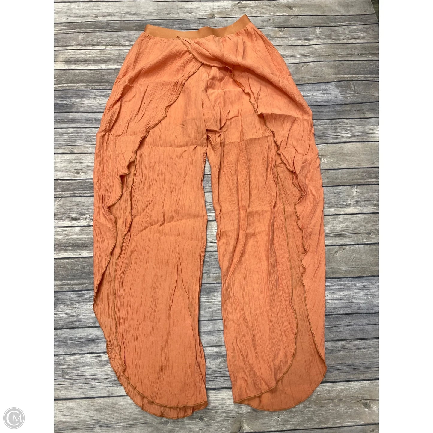 Pants Wide Leg By Emery Rose In Orange, Size: M