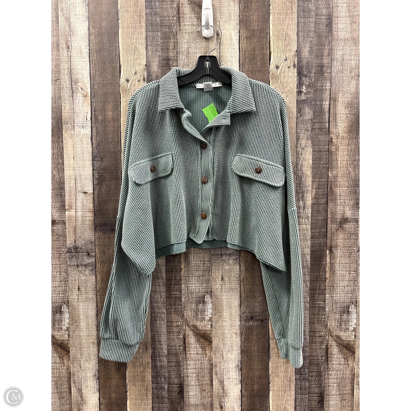 Top Long Sleeve By Altard State In Green, Size: M