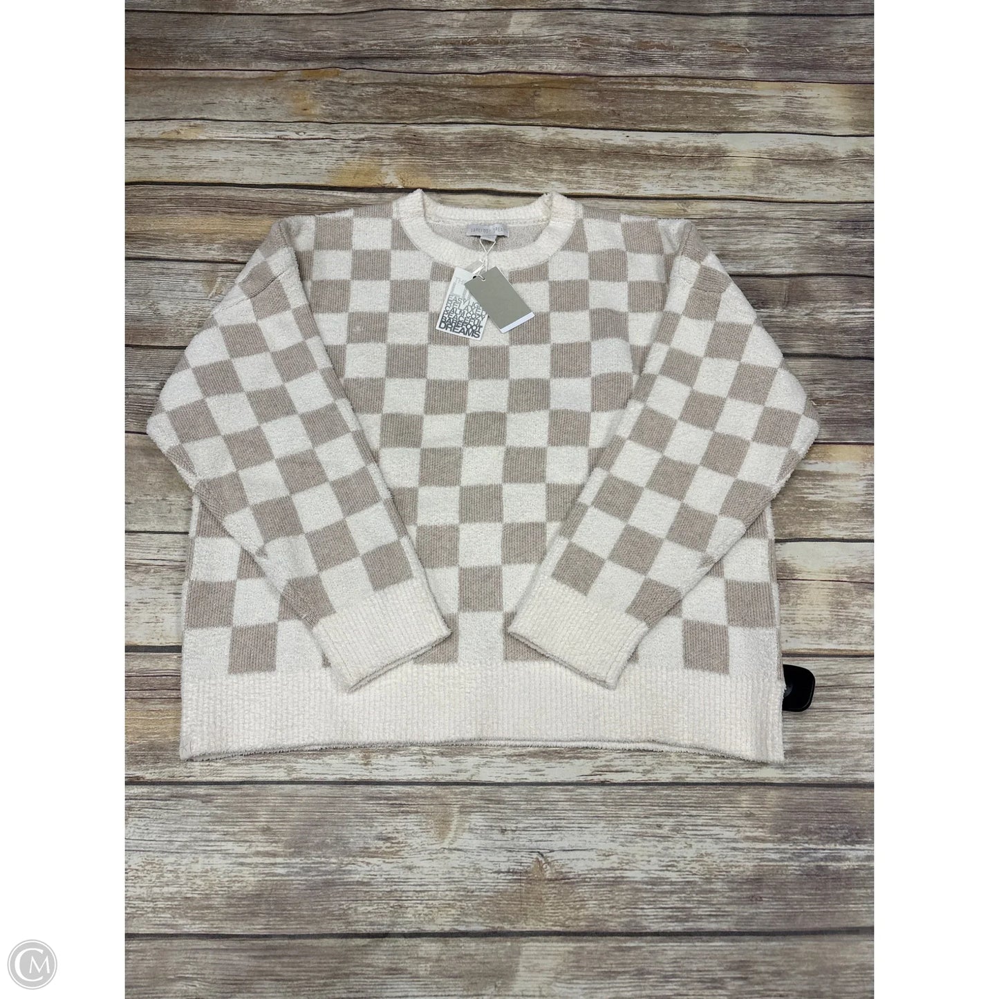 Sweater By Barefoot Dreams In Beige, Size: L