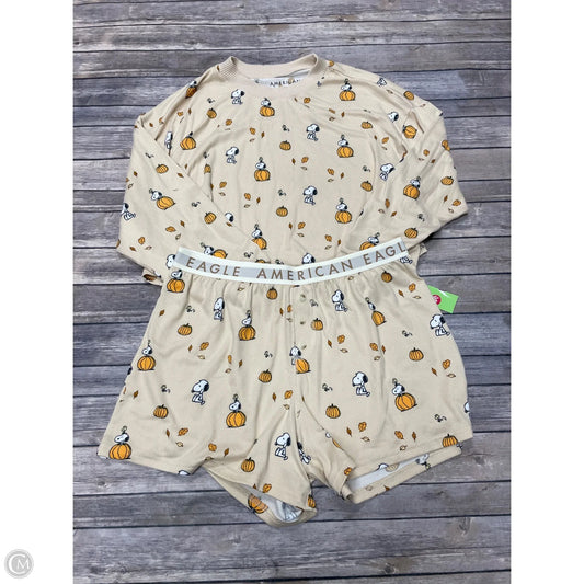 Pajamas 2pc By American Eagle In Beige, Size: Xl