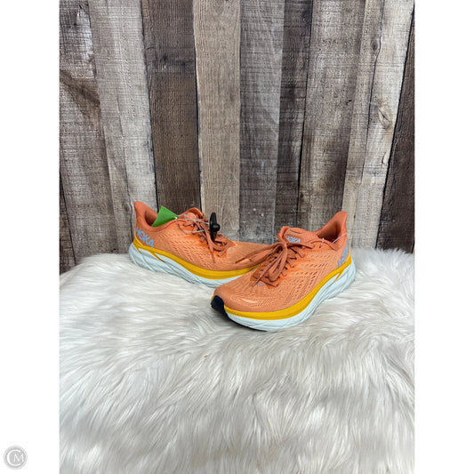 Shoes Athletic By Hoka In Orange, Size: 8