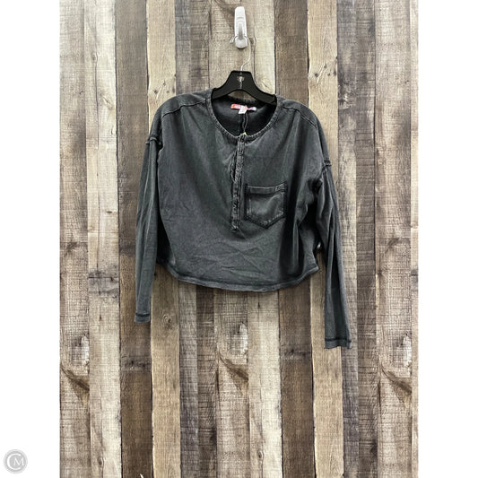 Top Long Sleeve By Urban Outfitters In Black, Size: Xs