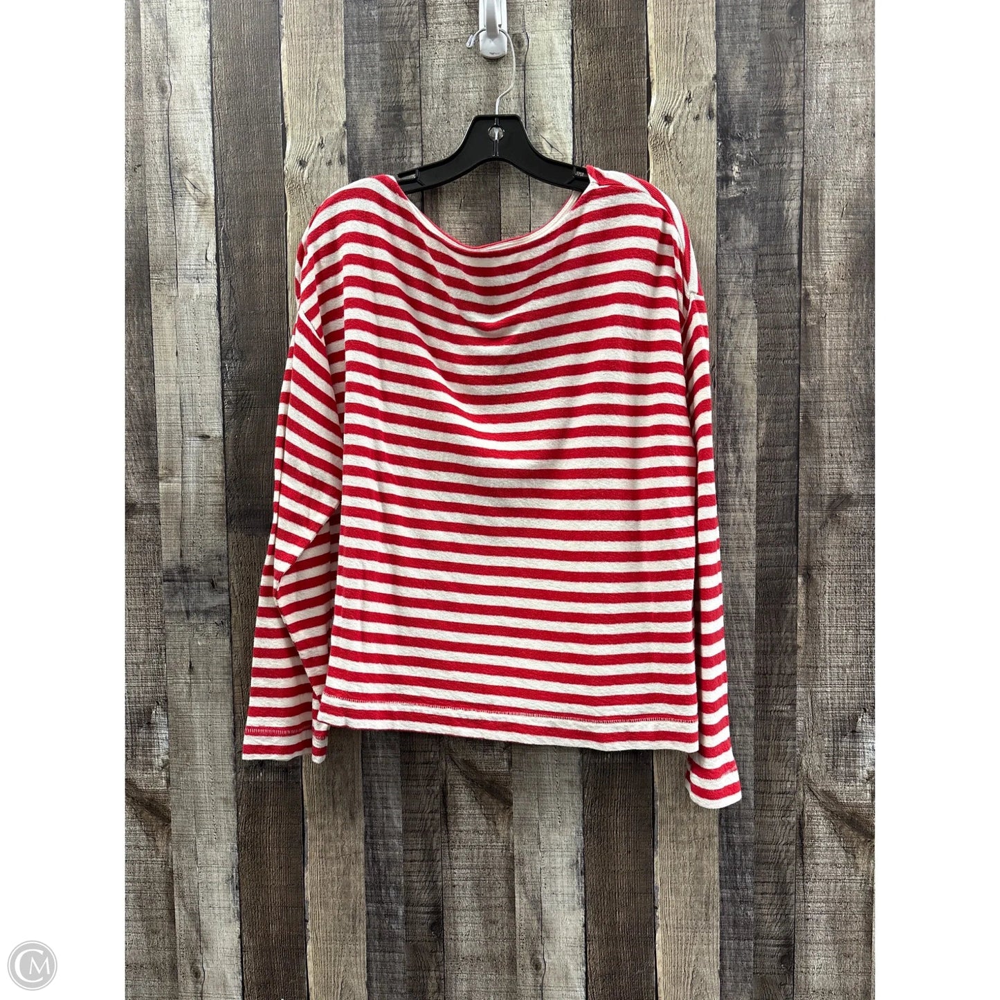 Top Long Sleeve By Universal Thread In Striped Pattern, Size: Xxl