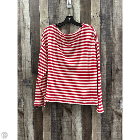 Top Long Sleeve By Universal Thread In Striped Pattern, Size: Xxl