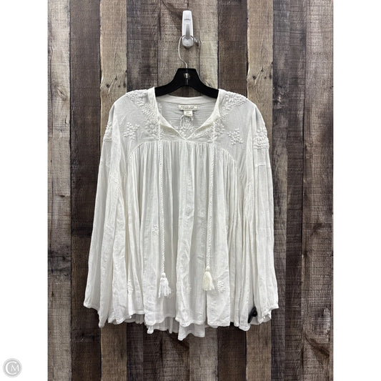Top Long Sleeve By Rachel Zoe In Cream, Size: S