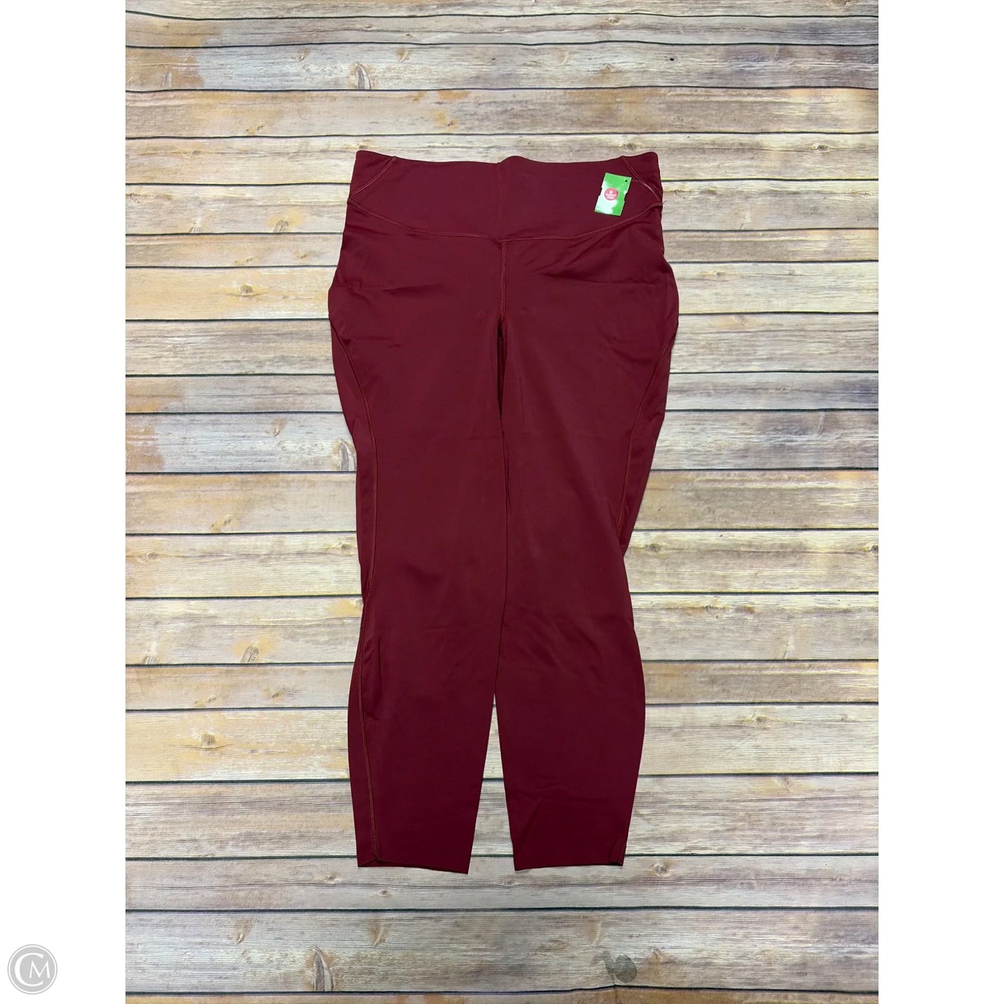 Athletic Leggings By Lululemon In Mauve, Size: 14