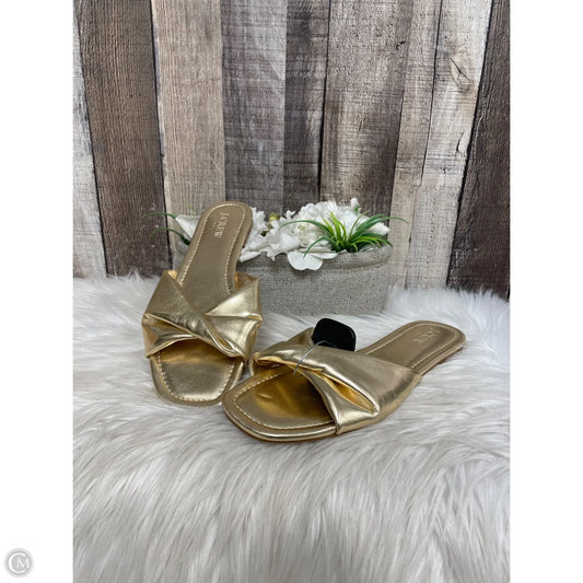 Sandals Flats By J. Crew In Gold, Size: 8