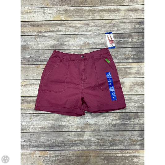 Shorts By Gloria Vanderbilt In Mauve, Size: L