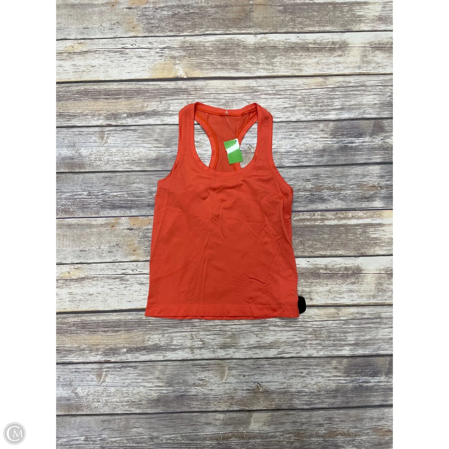 Athletic Tank Top By Lululemon In Orange, Size: Xs