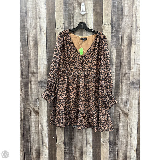 Dress Casual Short By Lulus In Animal Print, Size: L