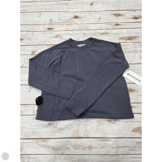 Athletic Sweatshirt Crewneck By Athleta In Black, Size: Xs