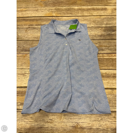 Athletic Tank Top By Vineyard Vines In Blue, Size: M