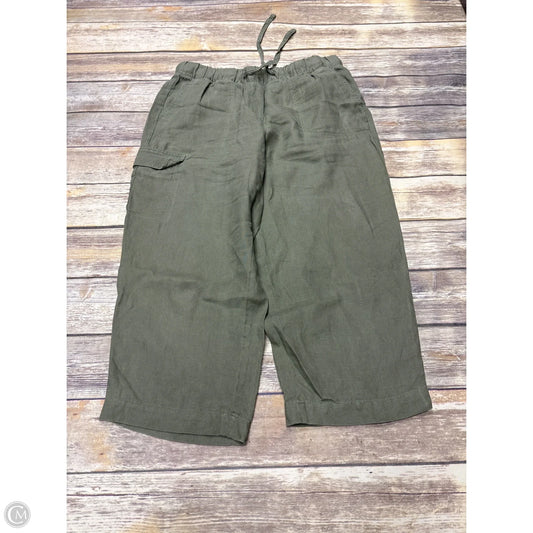 Pants Wide Leg By Talbots In Green, Size: L