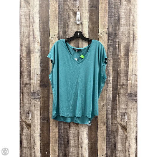 Top Long Sleeve By White House Black Market In Teal, Size: L