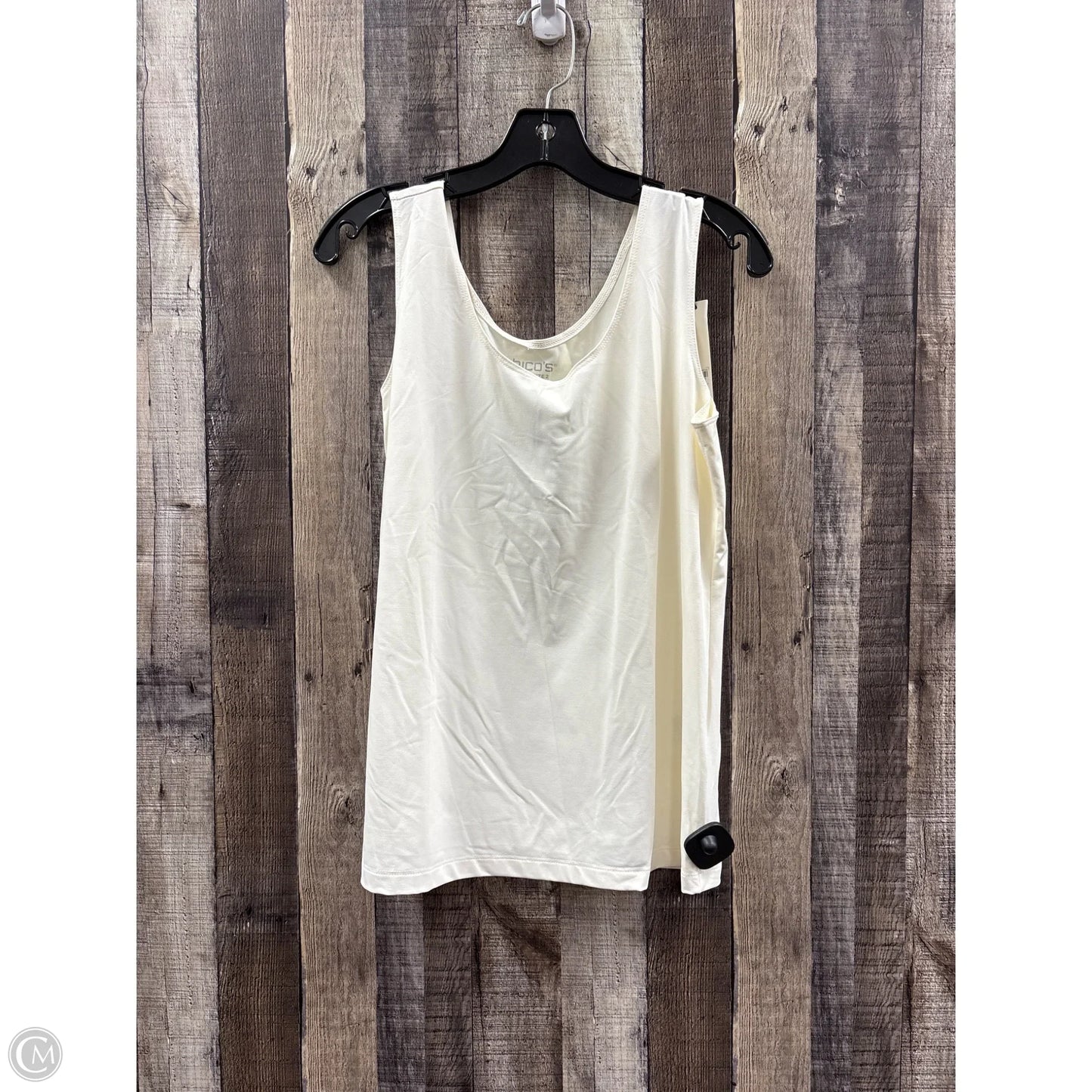 Tank Top By Chicos In Cream, Size: L