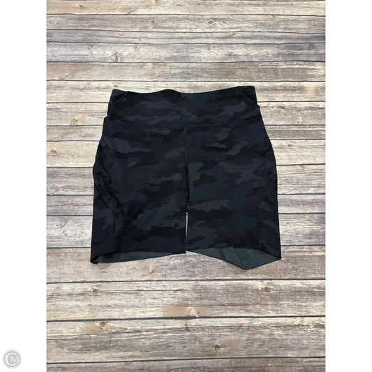 Athletic Shorts By Lululemon In Camouflage Print, Size: 14