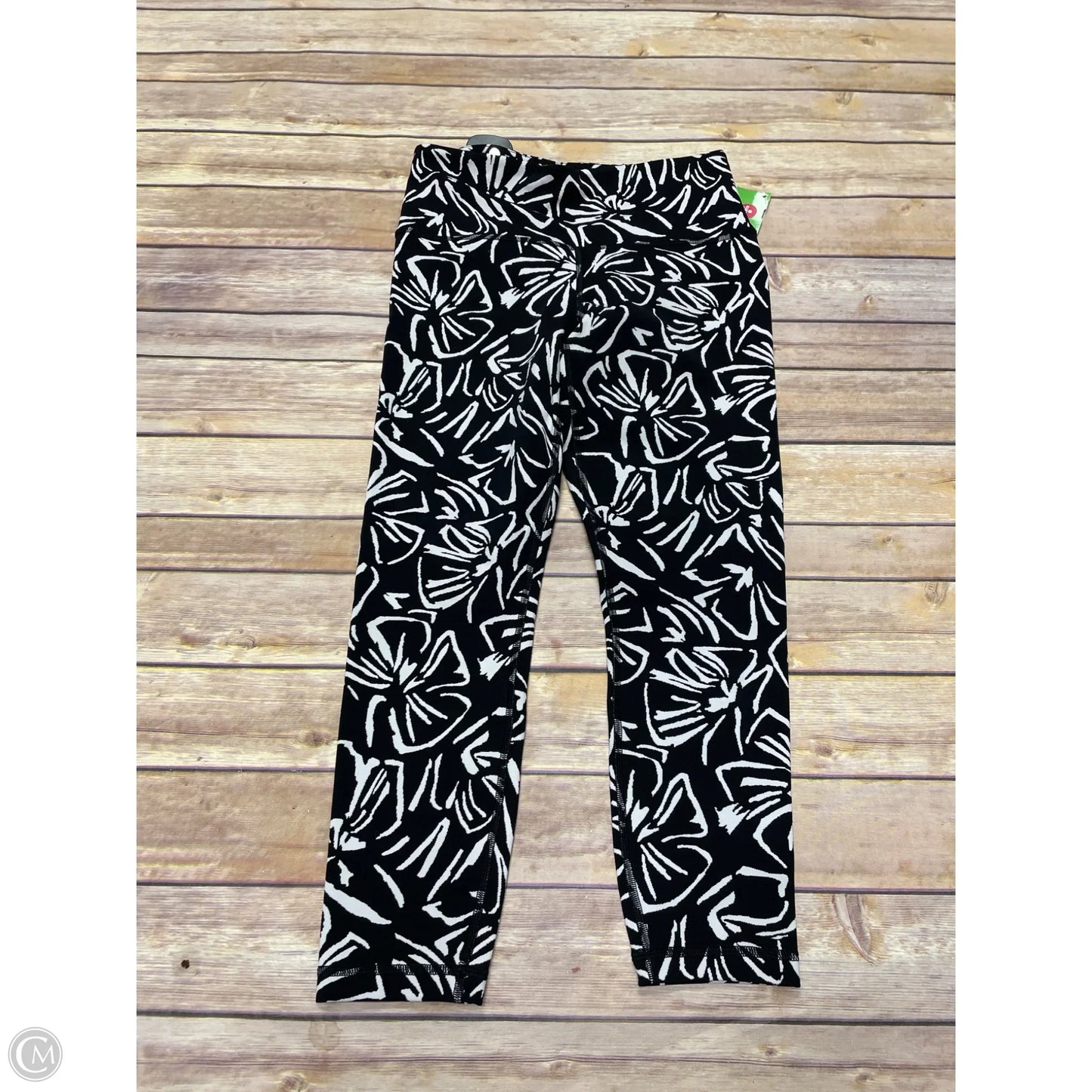 Athletic Leggings By Athleta In Black & White, Size: S