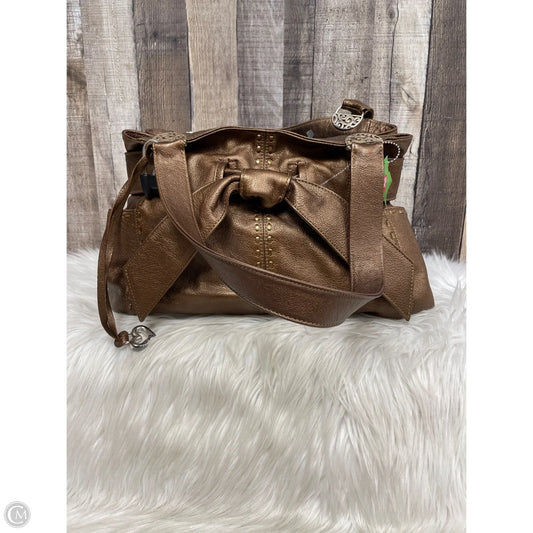 Handbag Leather By Brighton, Size: Medium