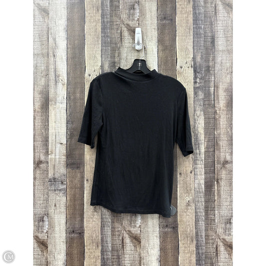 Top Short Sleeve Basic By A New Day In Black, Size: S