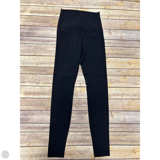 Athletic Leggings By Lululemon In Black, Size: 4