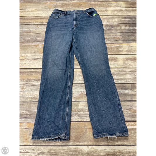 Jeans Straight By Abercrombie And Fitch In Blue Denim, Size: 10