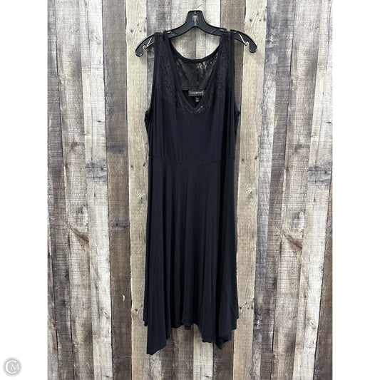 Dress Casual Midi By Lane Bryant In Black, Size: L