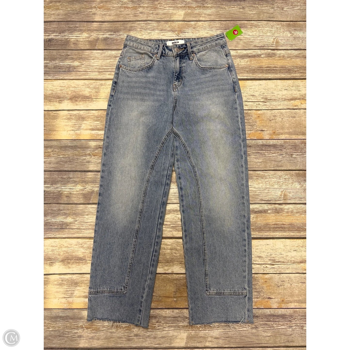 Jeans Straight By Micas In Blue Denim, Size: 2