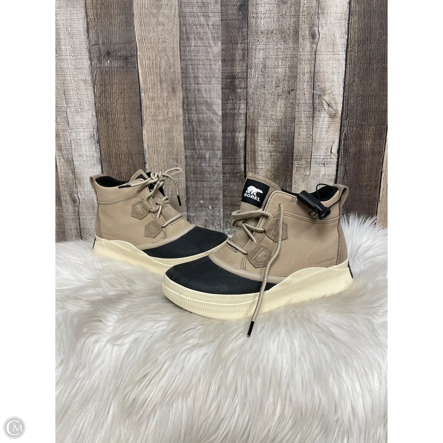 Boots Snow By Sorel In Tan, Size: 8