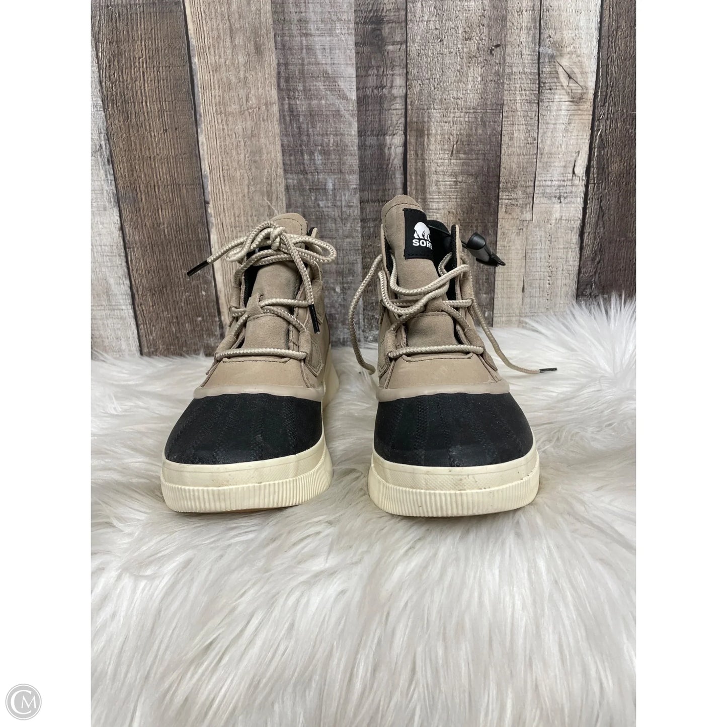 Boots Snow By Sorel In Tan, Size: 8