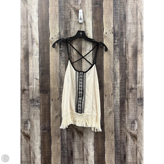 Top Sleeveless By Maurices In Beige, Size: M