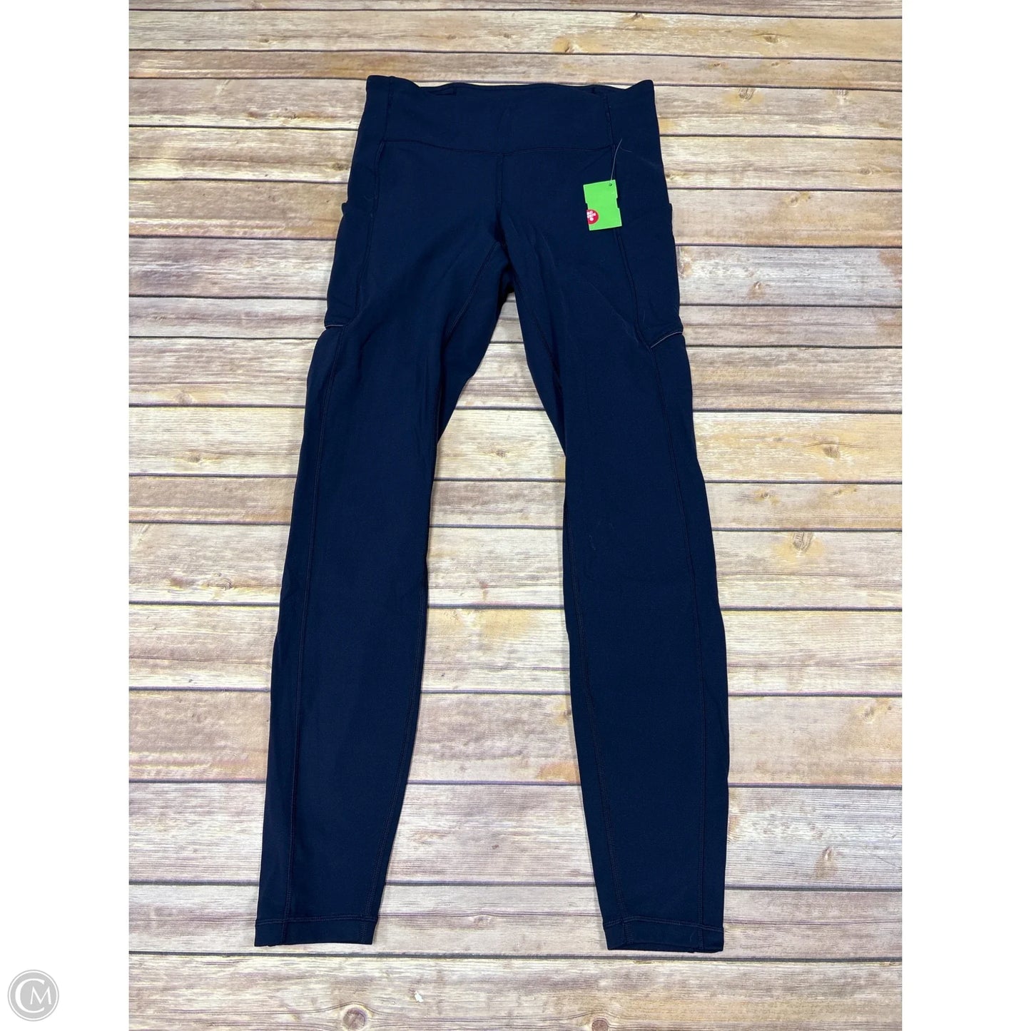 Athletic Leggings By Lululemon In Navy, Size: 6