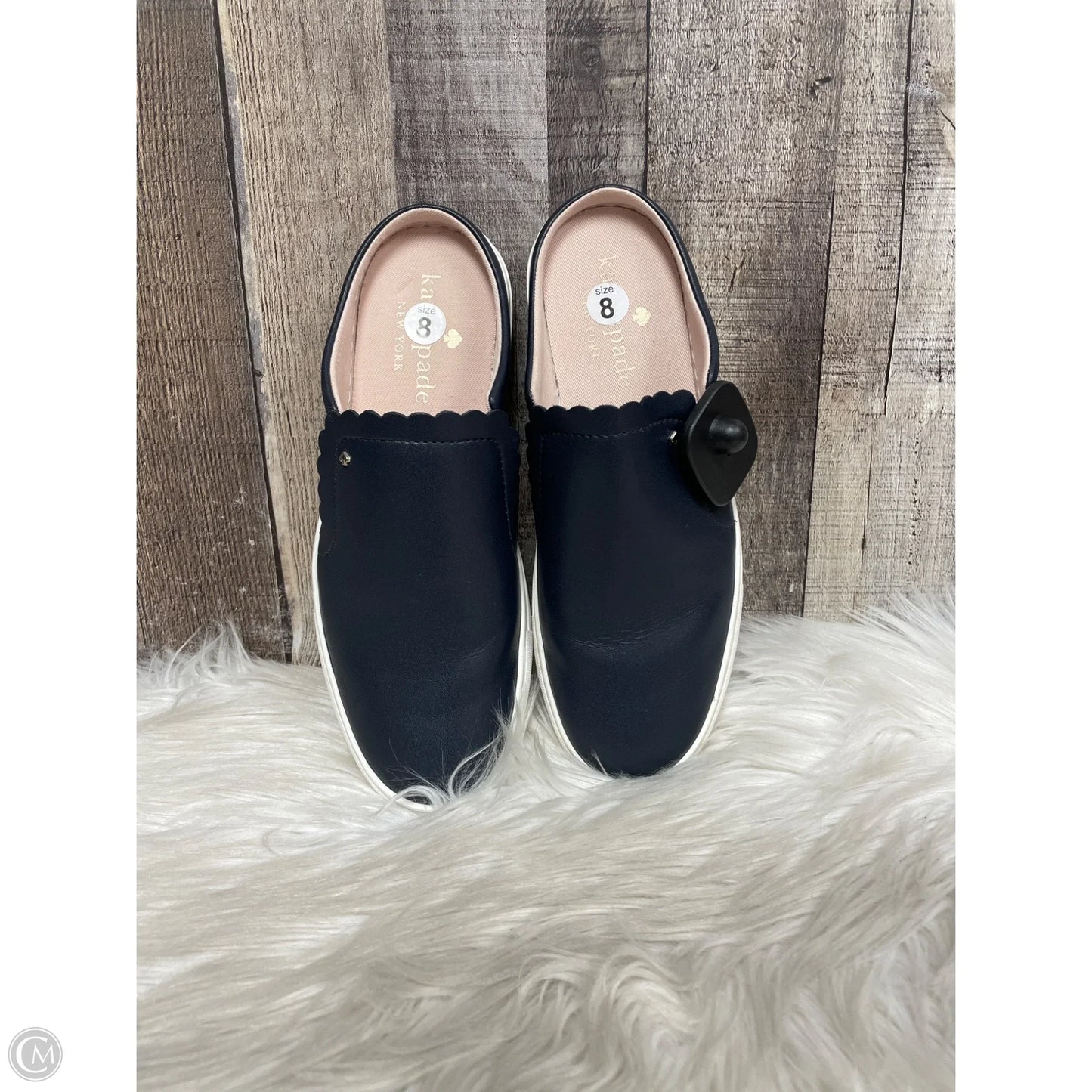 Shoes Designer By Kate Spade In Navy, Size: 8