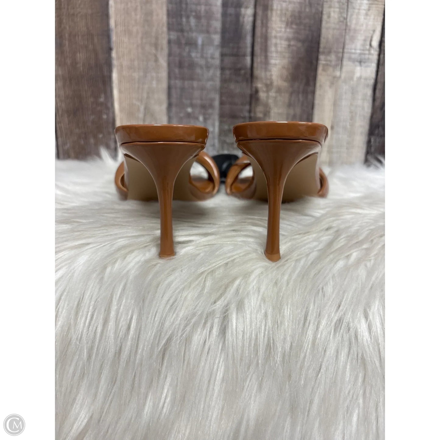 Sandals Heels Stiletto By Steve Madden In Brown, Size: 8