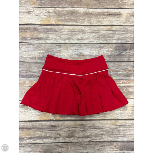 Athletic Skort By As Revival In Red, Size: M