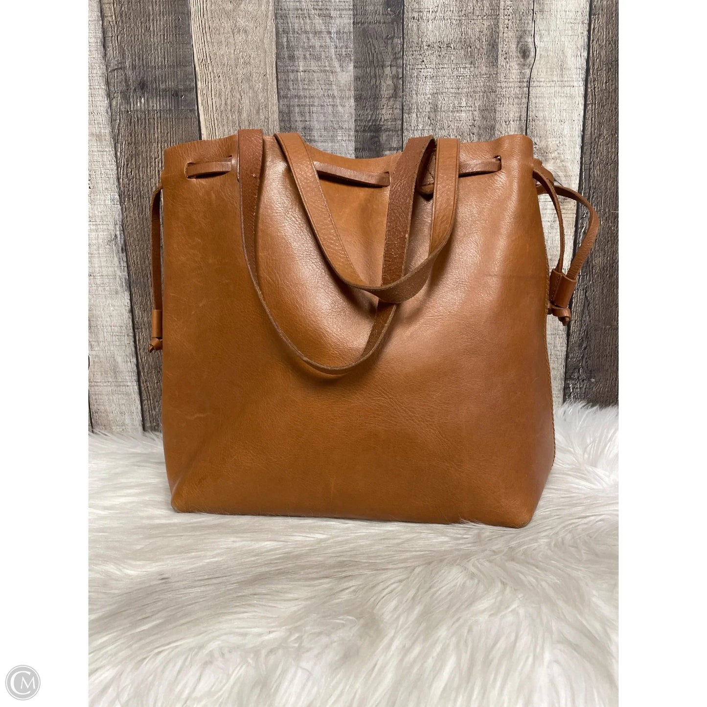 Tote Leather By Madewell, Size: Large