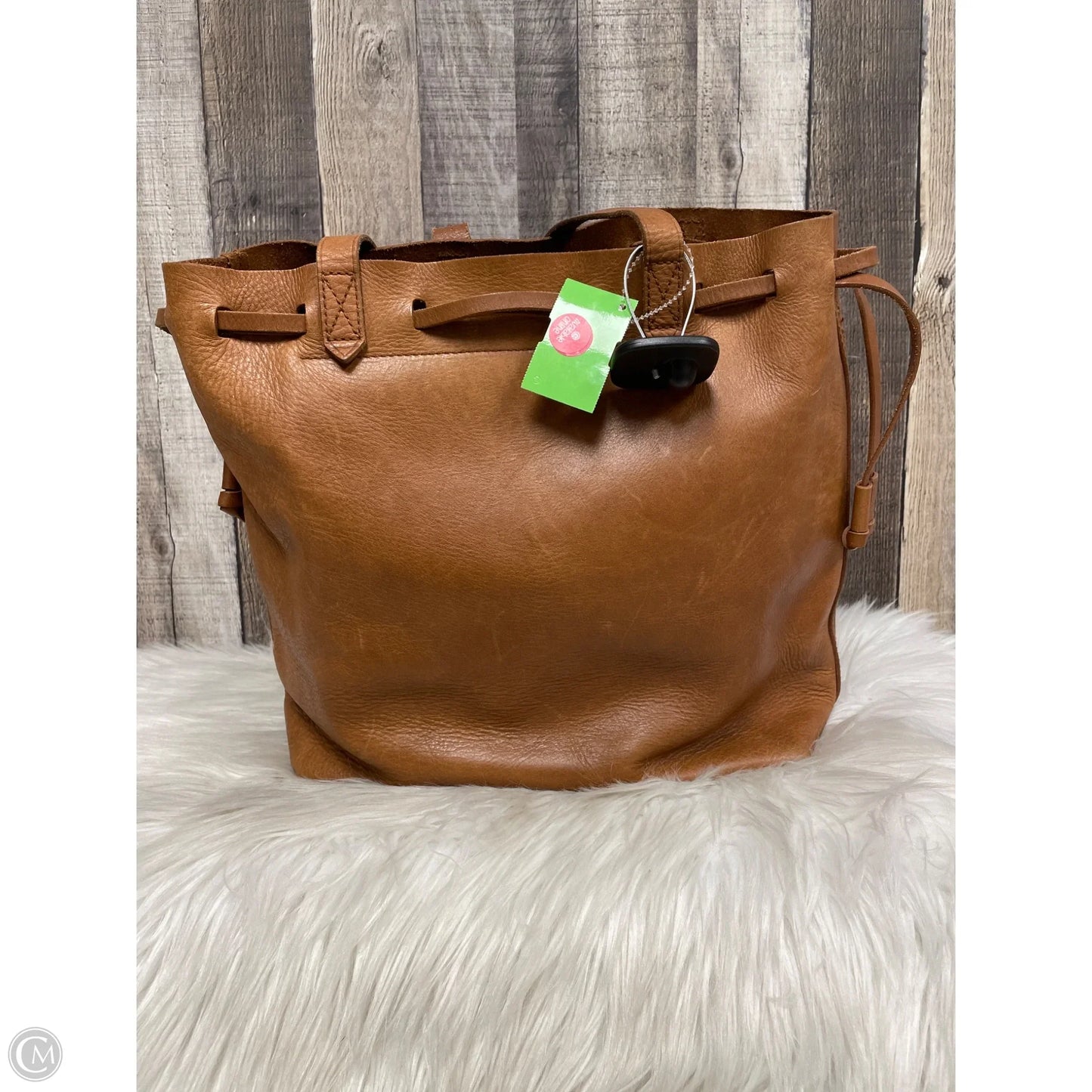 Tote Leather By Madewell, Size: Large