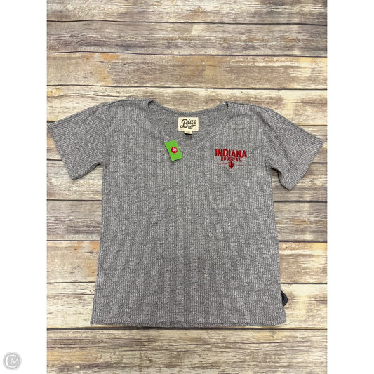 Athletic Top Short Sleeve By Blue 84 In Grey, Size: S