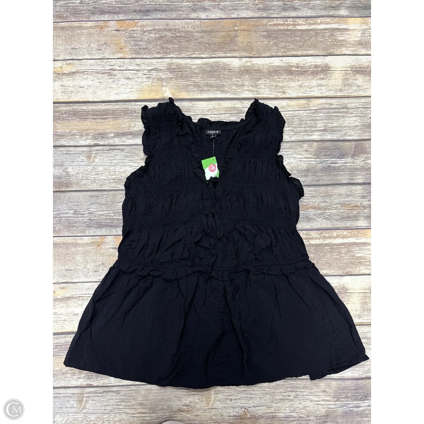 Top Sleeveless By Torrid In Black, Size: L
