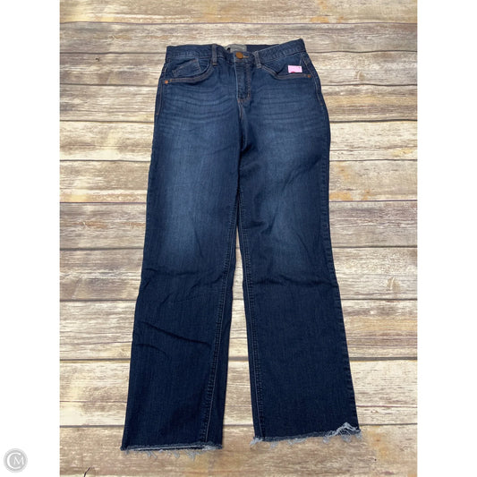 Jeans Straight By Democracy In Blue Denim, Size: 8