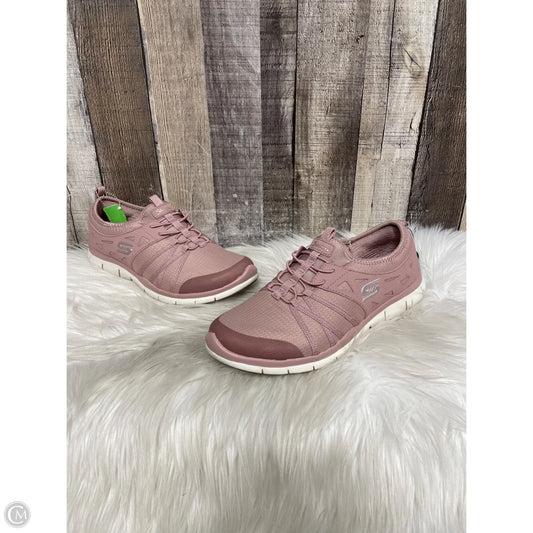 Shoes Sneakers By Skechers In Mauve, Size: 9