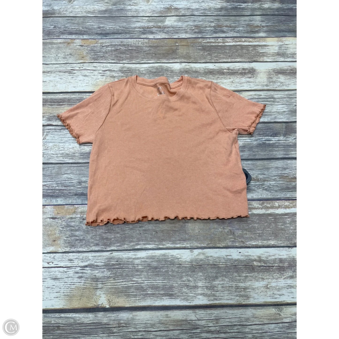 Top Short Sleeve Basic By Aerie In Orange, Size: S