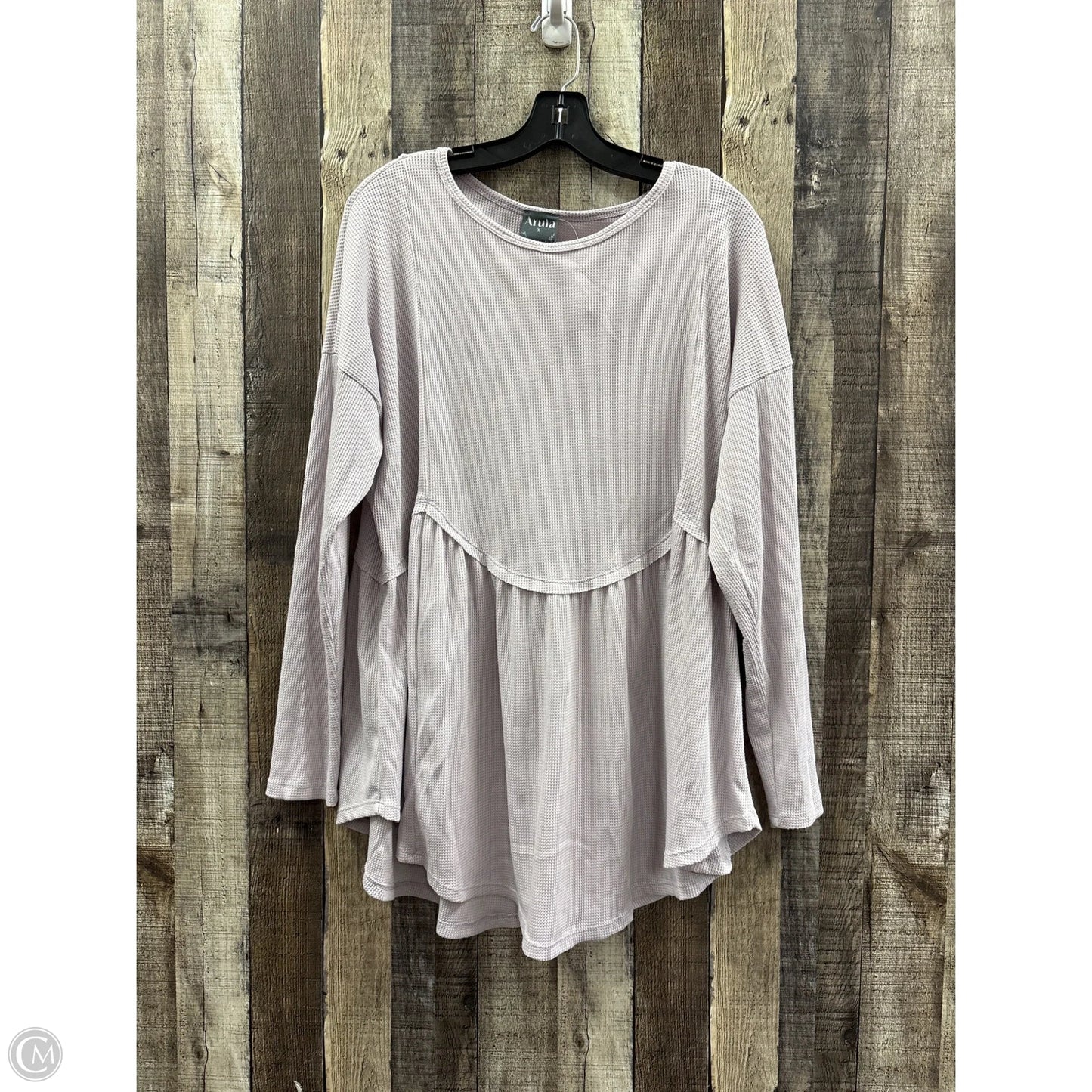 Top Long Sleeve By Arula In Purple, Size: Xl