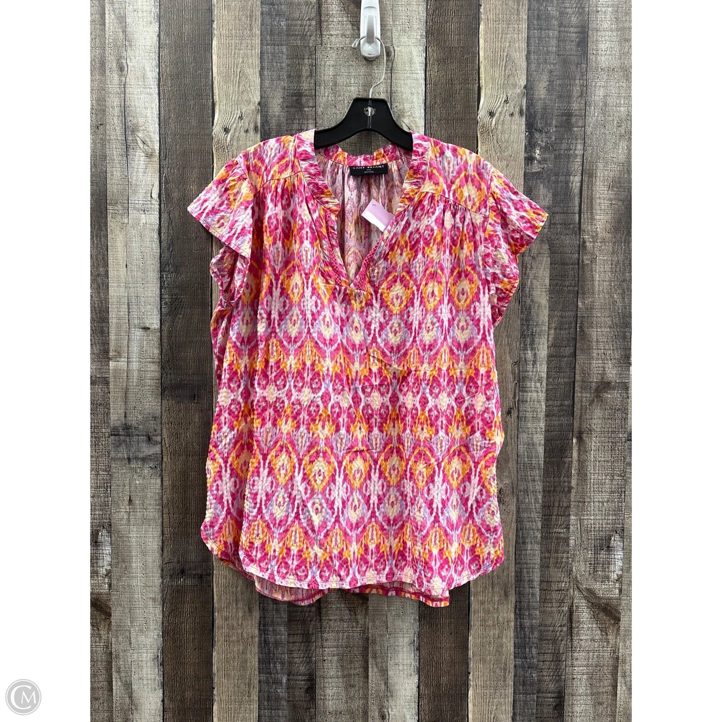 Top Sleeveless By Lane Bryant In Tie Dye Print, Size: Xl