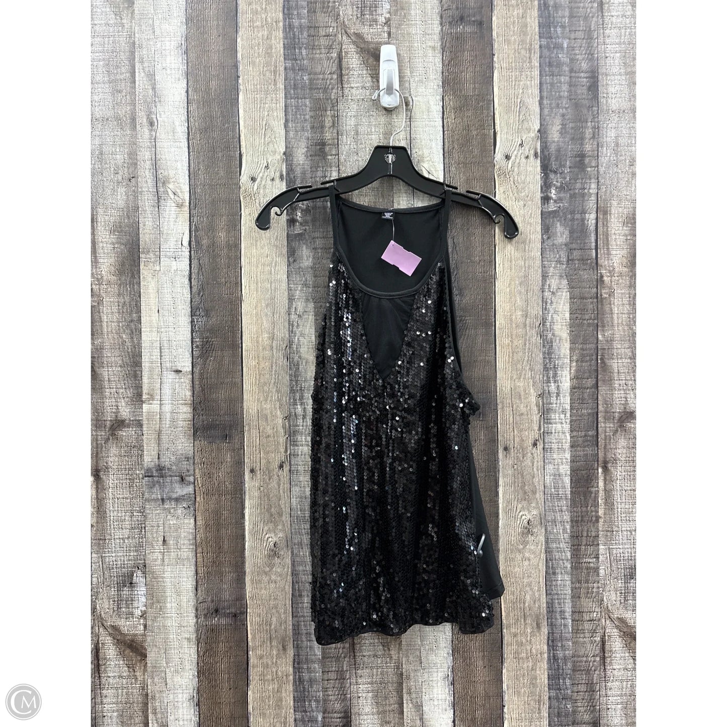 Top Sleeveless By Shein In Black, Size: 2x