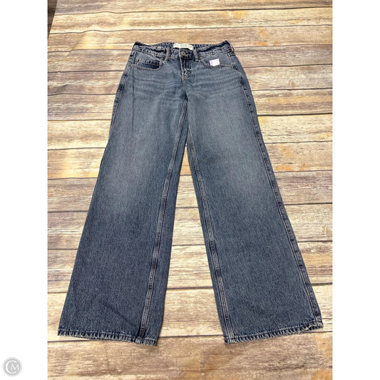 Jeans Wide Leg By Hollister In Blue Denim, Size: 0
